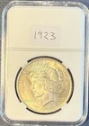 1923-P GEM BU PEACE SILVER DOLLAR. FREE SHIPPING. ￼