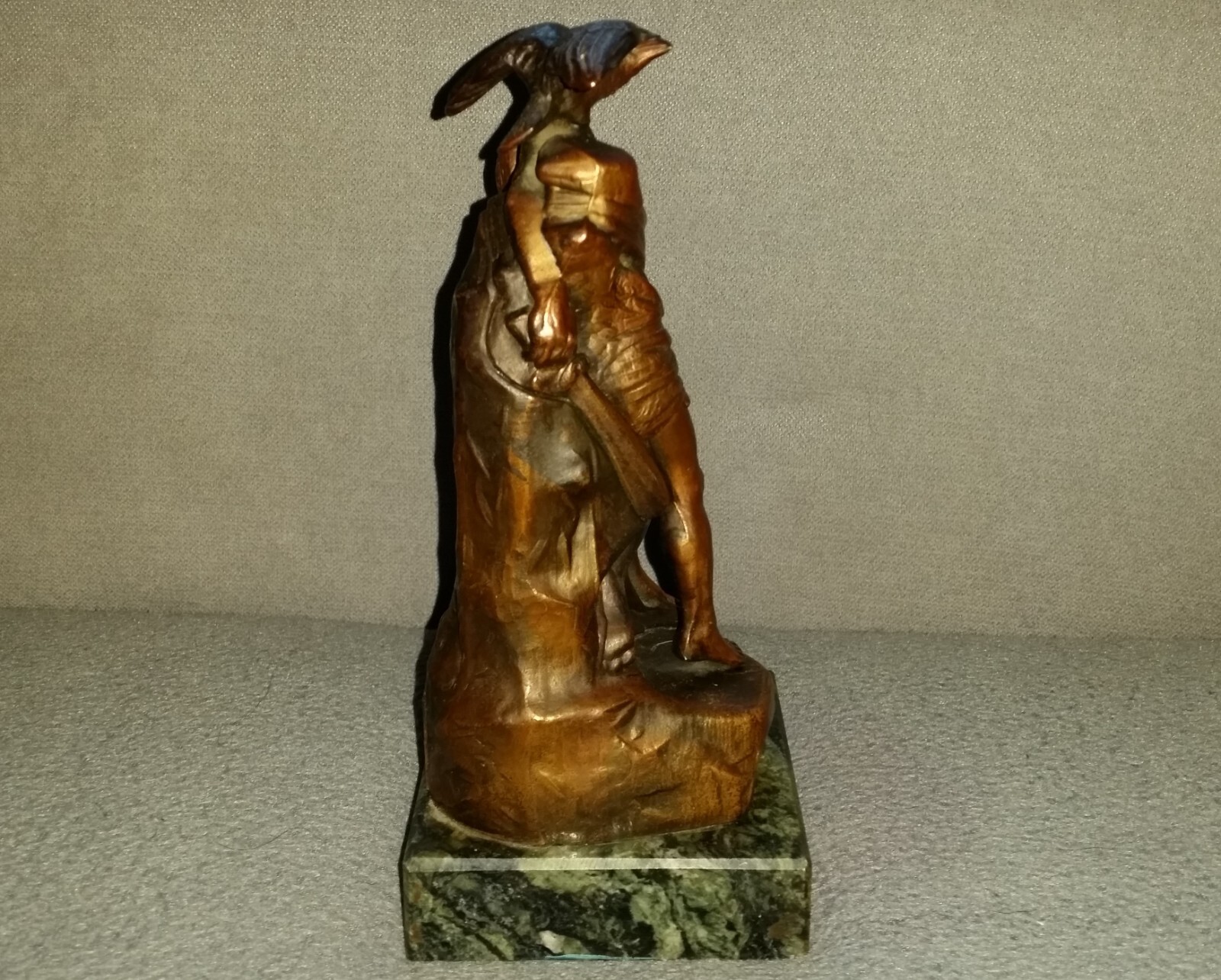 Oliver Sheppard Bronze Statue Figur Skulptur Death dying Cuchulainn