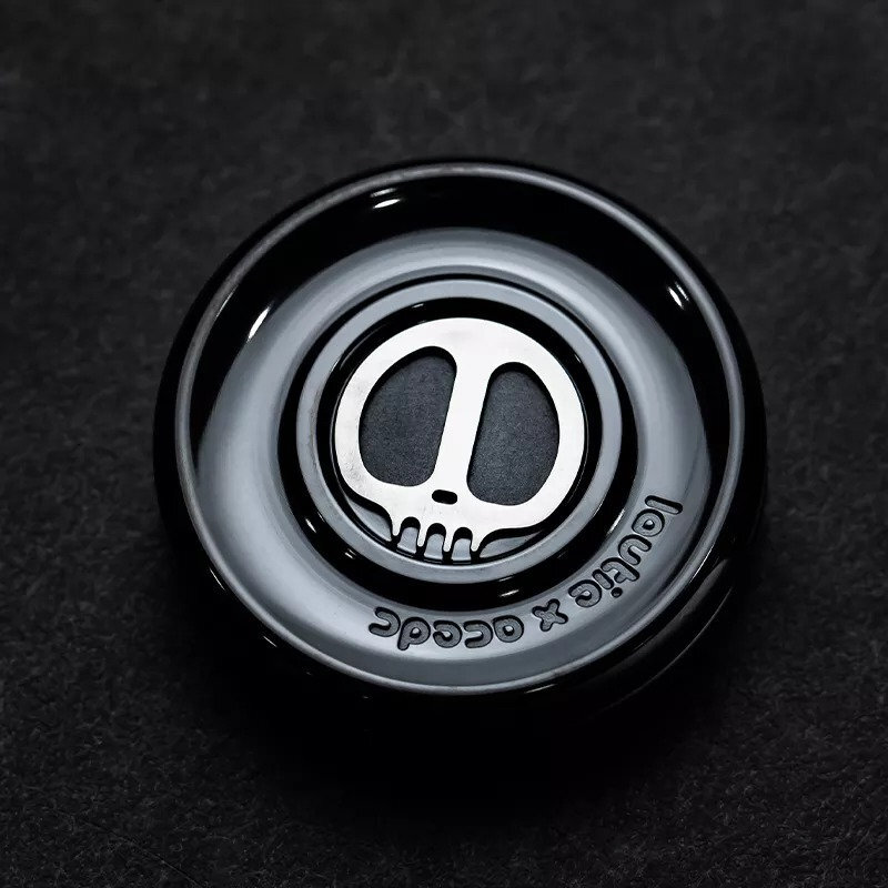 Lautie ACEDC Metal Devil Milk Cap Haptic Coin Shape Hand Push