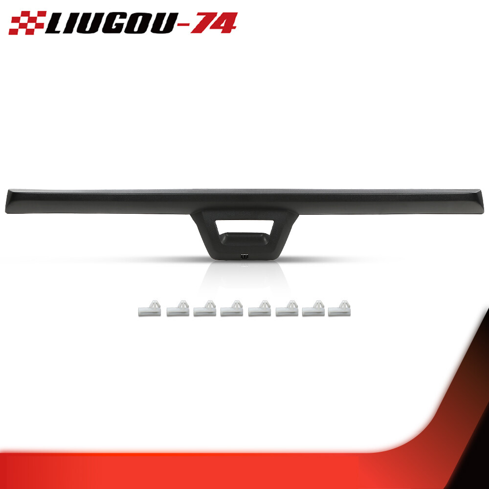 Big-Wheel Tailgate Cap Spoiler Trim For 2007-2013 Avalanche & Escalade - Black W/ Camera Hole