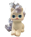 Vintage Mattel Little Pretty Kitty "Bow" My Little Pony Cat 1989 Polished Paws