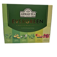 Ahmad Green Tea Evergreen Assorted 60 Tea Bags Refreshing Blend Rich Antioxidant