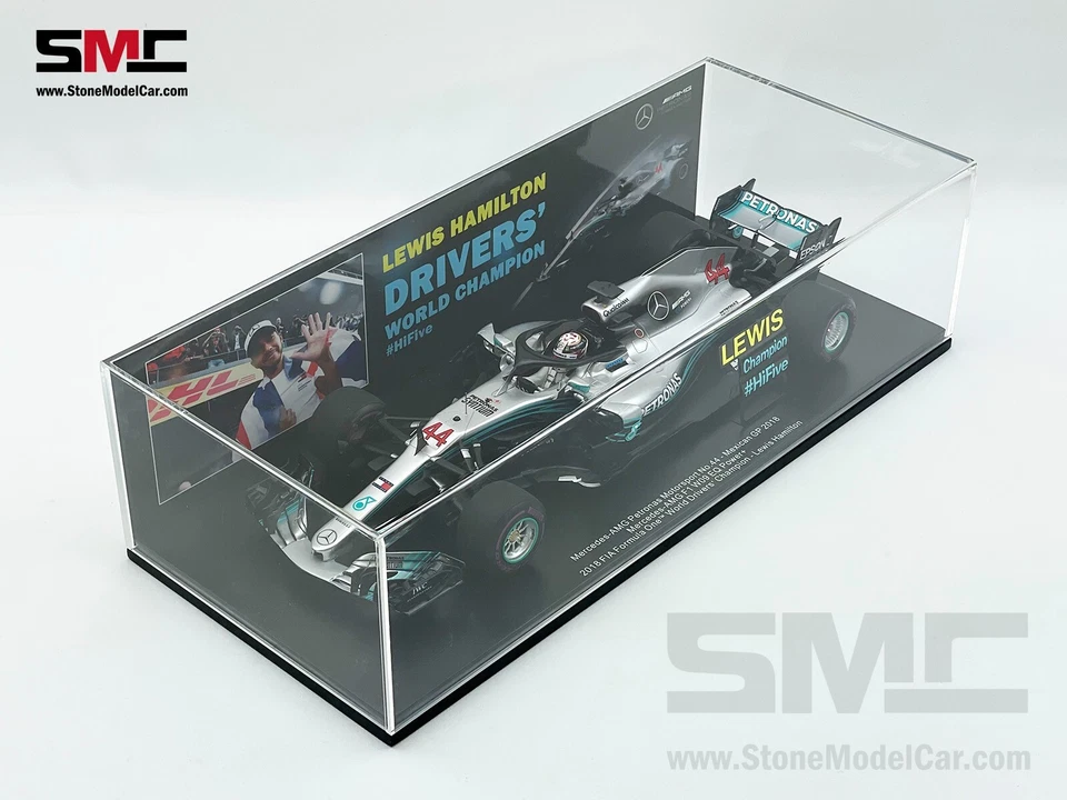 Mercedes F1 W09 #44 Lewis Hamilton Mexico GP 2018 5x World Champion 1:18 Spark - Image 2 of 4