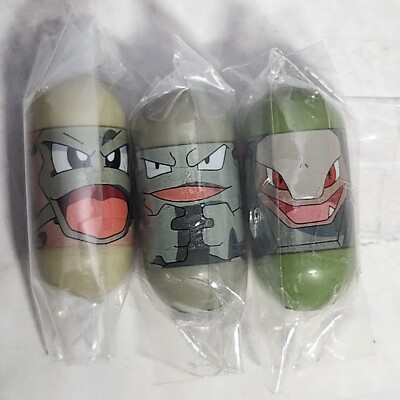 Mighty Beanz Pokemon Figuren Konvolut - Geodude Graveller Golem Neu Vintage 2004