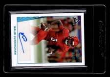 2021 Leaf Memories '90 Autographs Platinum #BAMC1 Malik Cunningham Auto /50 
