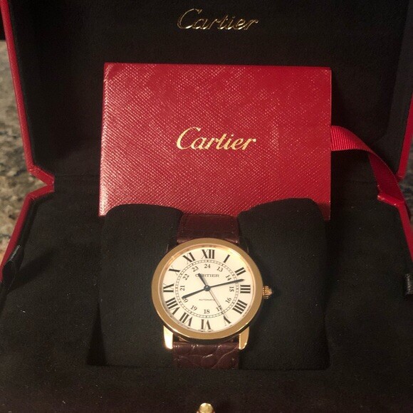 de Cartier Silver Unisex Adult Watch 