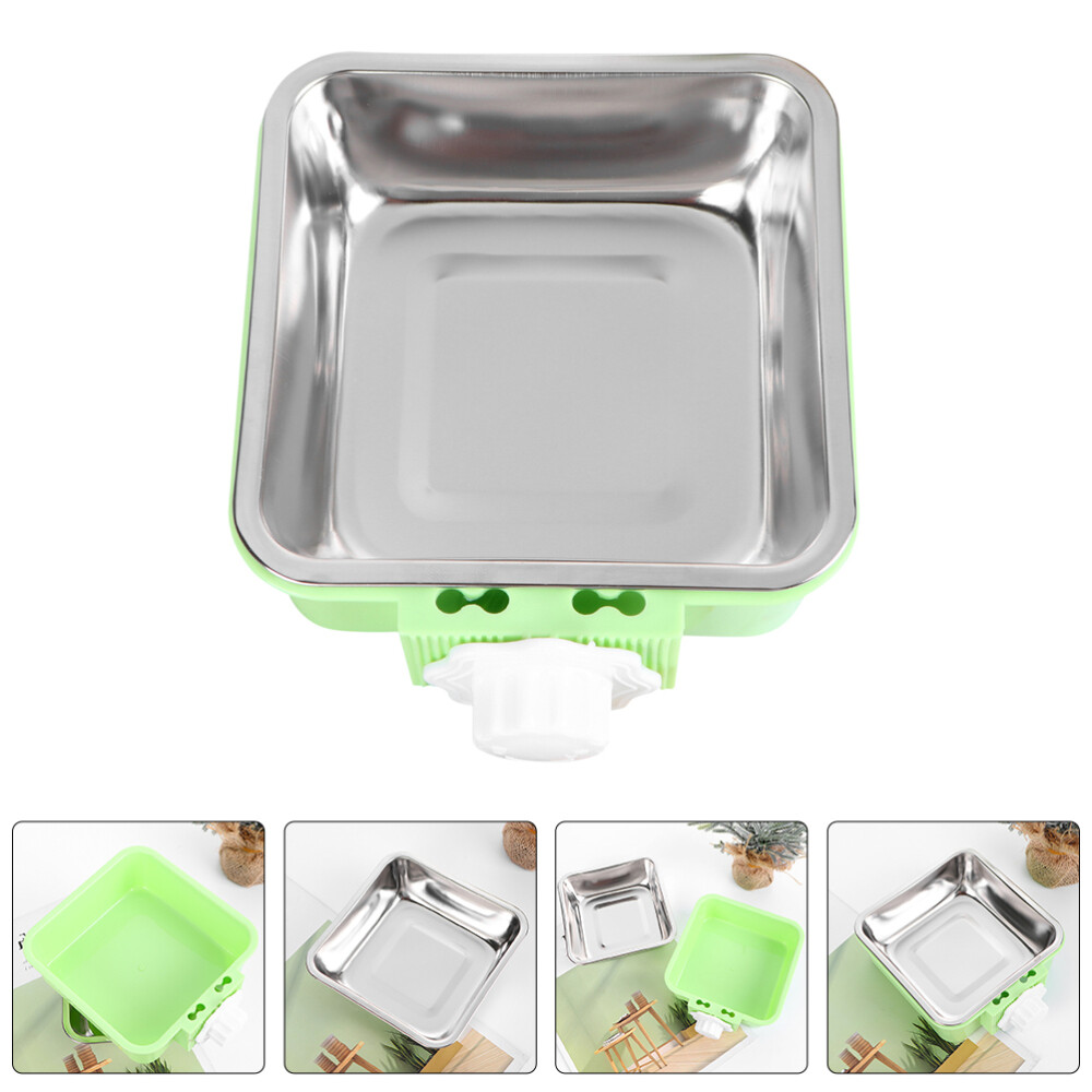 Ciotola Appendibile 2 In 1 Per Animali - Acciaio Inox, Rimovibile, Per Gabbie Di Cani, Gatti E Piccoli Pet - Foto 5