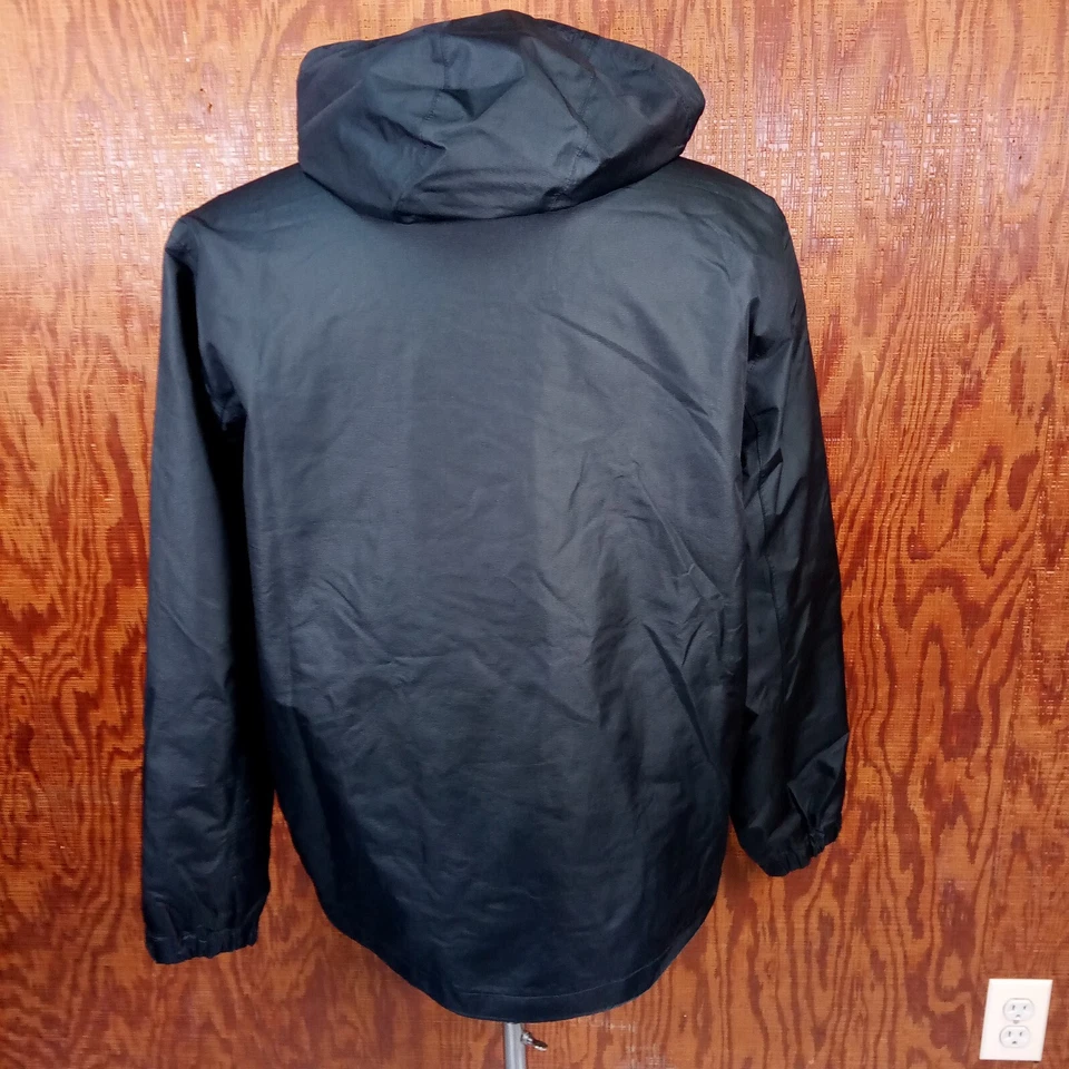 F. O. G. by London Fog Men’s Windbreaker Jacket Hooded Zipper Front Black Size L - Image 3 of 4