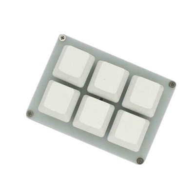 Plug&Play 6-Key HID Standard USB Mechanical Keyboard Shortcut Multiple Function