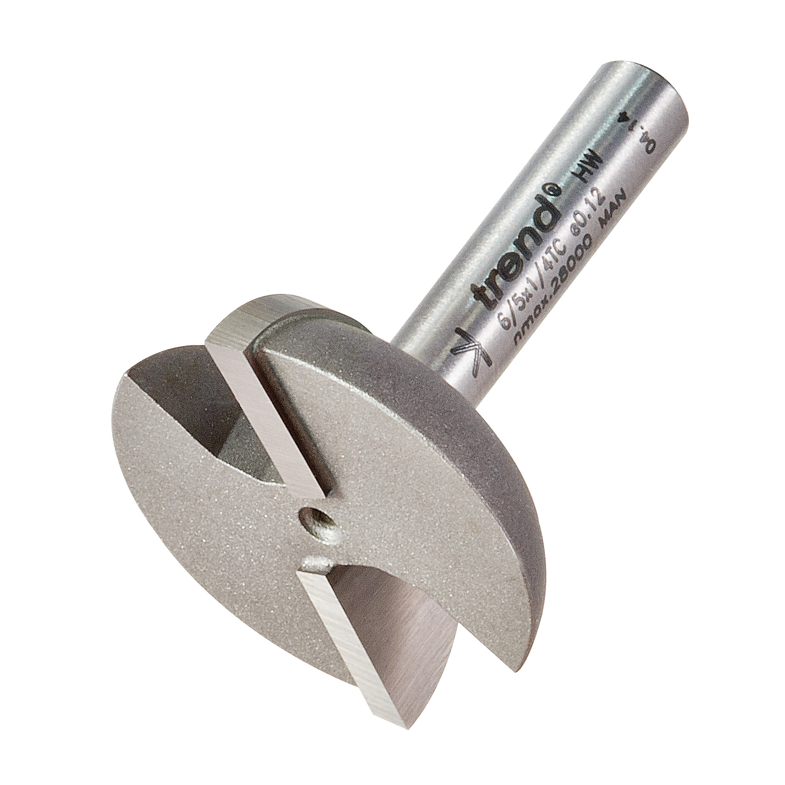 Trend 6/5X1/4TC Sash Bar Ovolo Cutter 10mm Rad. X 10mm Cut