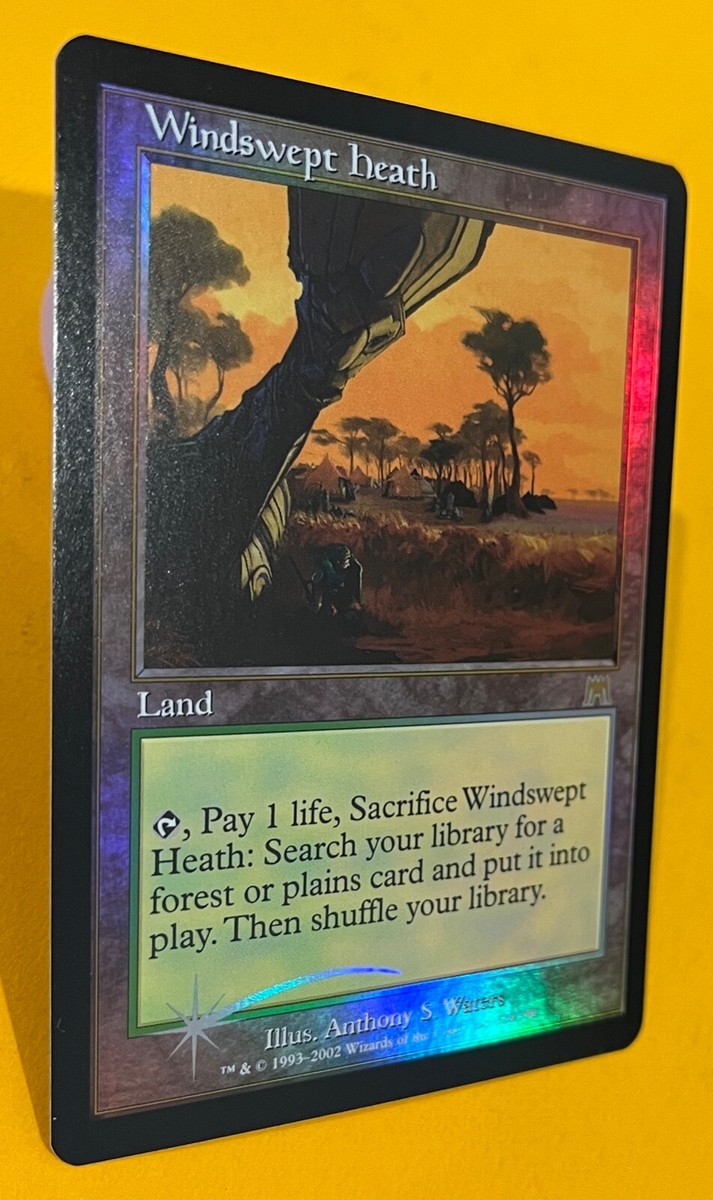 吹きさらしの荒野 EXP foil / Windswept Heath MTG WINDSWEPT HEATH (FOIL) Onslaught (OldManMTG 002-232) | eBay
