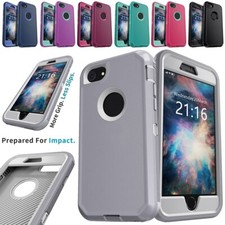 For iPhone 7/7 Plus/8/8 Plus Shockproof Heavy Duty Case Hybrid 3in1 Layers Cover
