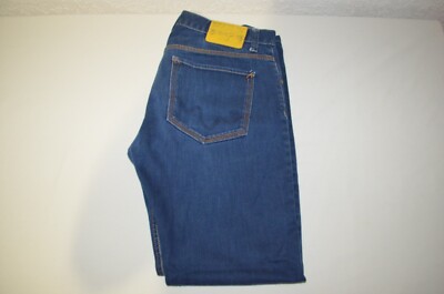Wesc Eddy Dark Blue Men's Jeans (32x32) Slim Fit - Raw Clean Wash 000512721E