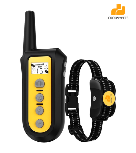 650 YD Remote Dog Training Shock Collar Auto Anti Bark Collar for All Dog Size - 第 1/11 張圖片