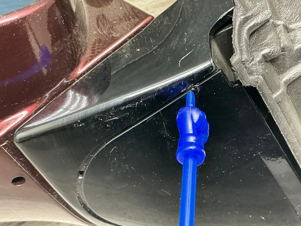 Espejo retrovisor lateral izquierdo Acura MDX 2008-2009 lado del conductor OEM Foto 3 de 4