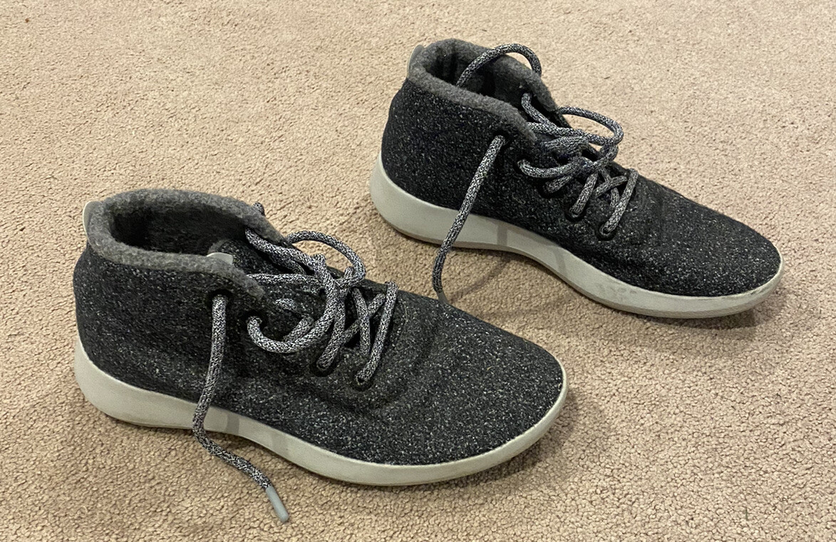 Mens ALL BIRDS Wool Runner-Up Mizzles 9 US | 42 EU Runners | Gray Lace‎ Up NICE! Allbirds Men main image 4