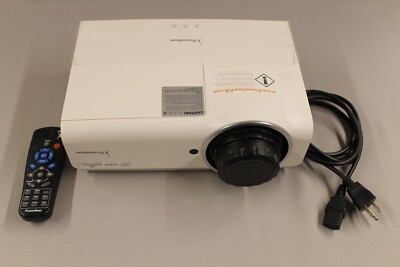 Promethean DLP Projector PRM-45 Bundled With Remote + Power Cord-TESTED