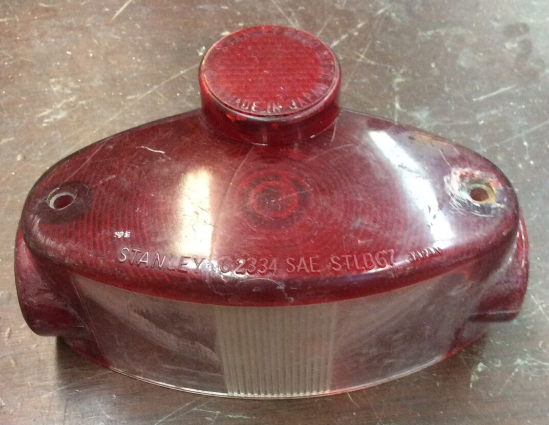 Stanley RR30 62334 Tail Light Lens for 1967 Honda Motorcycle (B79