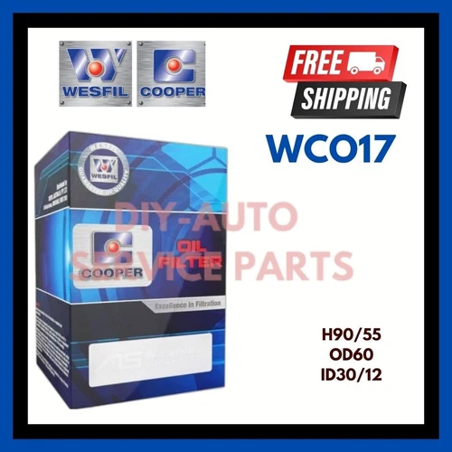 Wesfil Cooper Oil Filter R2620P Fits Toyota Corolla ZRE152 ZRE182 2007-2023