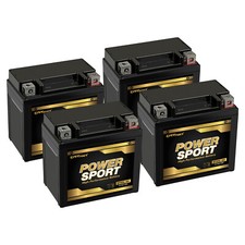 4 PACK - YTX5L-BS Polaris Outlaw Scrambler ATV Battery ETX5L Battery Replacement