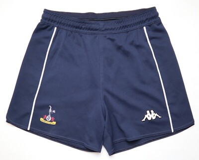 TOTTENHAM HOTSPUR 2002/2003 HOME FOOTBALL SOCCER SHORTS KAPPA SPURS NAVY  MENS XL UK