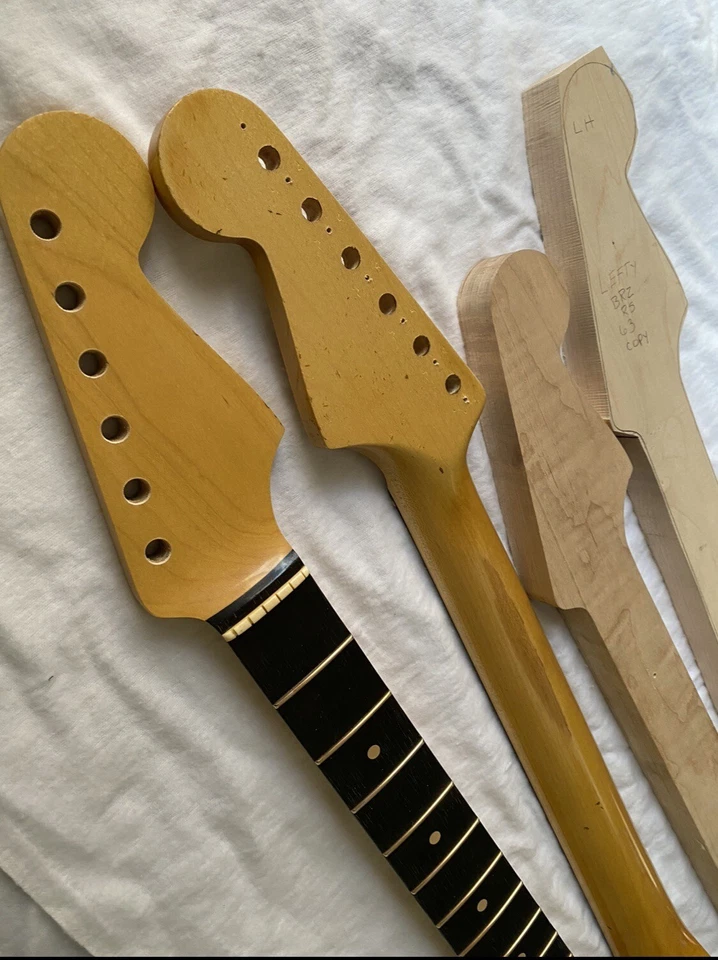 50’s & 60's Stratocaster -Tele neck To Order vintage Fender specs custom order - Image 2 of 4