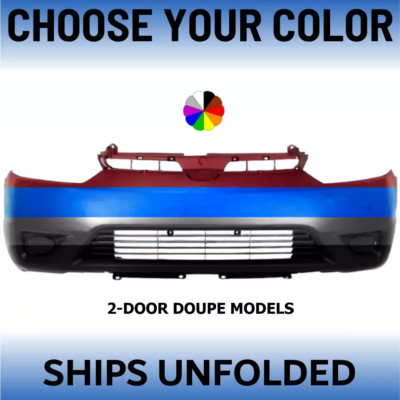 NEW Choose Your Color Front Bumper For 2006-2008 Honda Civic 2-Door Coupe
