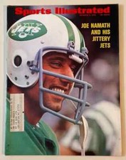 October 9, 1972 Joe Namath New York Jets Sports Illustrated