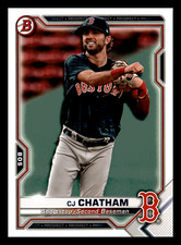 2021  Bowman Prospect C.J. Chatham #BP-113 Centered Mint