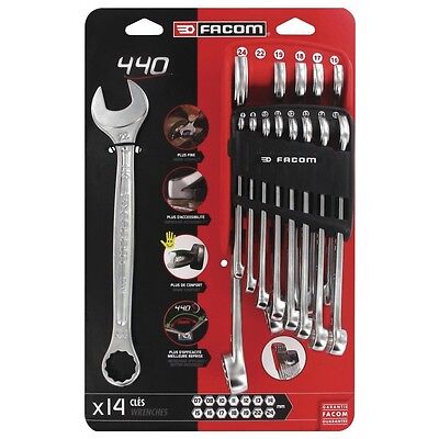 Sale Facom 14 Pce Combination Spanner Wrench Set 7mm - 24mm Sale Facom 14 Pce Combination Spanner Wrench Set 7mm - 24mm