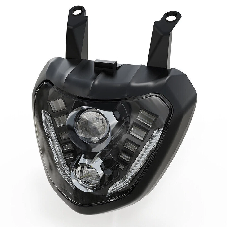 LED Headlight H/L beam DRL For Yamaha MT07 FZ07 2014 2015 2016 2017 Plug N Play - Image 4 of 4