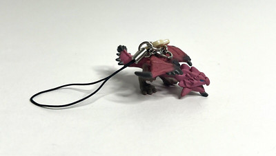 Capcom Monster Hunter 2  Mini Strap Pink Rathian Figure Bandai Keychain Fob NEW