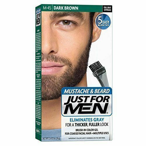 Just For Men Color Gel Mustache - Beard M-45 Dark Brown 1 Each - Picture 1 of 1