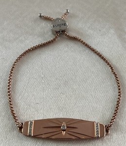 Authentic Bradford Exchange Rose Gold Plated Inspirational Bracelet