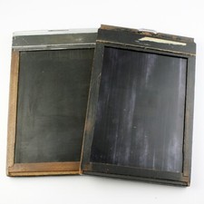 Lot of 1 Kodak and 1 Folmer Graflex 5x7" Sheet Film Holders For Parts or Repair