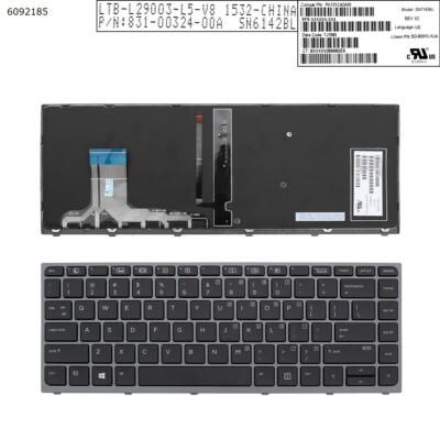 841681-001 FOR HP Zbook Studio G3 Laptop Keyboard US Layout Black