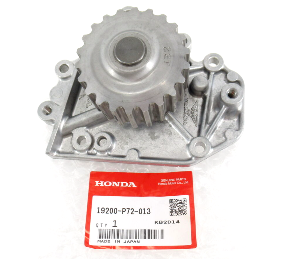 Genuine OEM Honda Acura 19200-P72-013 Engine Water Pump w/ Gasket