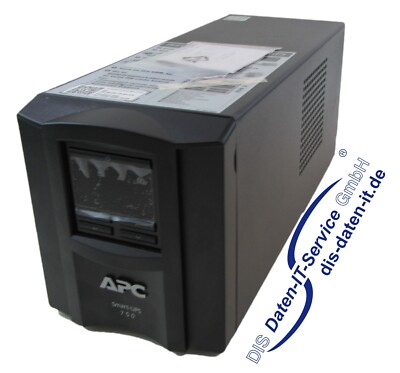 APC Smart-USV 750 VA / Netzwerk Stromversorgungsschutz - Schwarz / SMT750IC