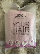 Daily Concepts Daily Hair Towel Wrap in Purple New in Packaging