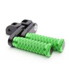 For Kawasaki ZX-6R NINJA ZX-600 95-02 Lower 40mm Rider Foot Pegs POLE Green