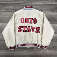 Vintage Ohio State Jacket Mens XL Buckeyes College Football 80s Chain Stitch USA