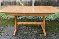MODERN ERCOL WINDSOR  EXTENDING DINING TABLE CLEAN CONDITION 2 MAN DELIVERY