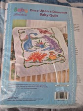 "Once Upon A Dinosaur" Baby Quilt