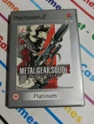 METAL GEAR SOLID 2 SONS OF LIBERTY UK PS2 PLAYSTATION 2 MINT