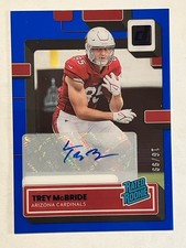 2022 Panini Clearly Donruss - Rated Rookie Trey McBride #87 Blue Autographs /99