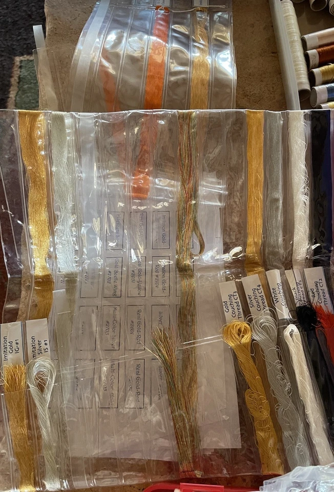 Traditional Japanese Hand Embroidery Silk Threads & Supplies - Image 4 of 4