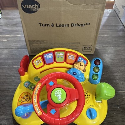 Vtech 80-166601 Turn and Learn Driver Toy, Yellow BRAND NEW-I OPENED TO TAKE PIC