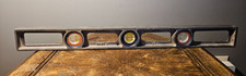 Vintage 24" Mayes Bros Tool Cast Aluminum Metal Pioneer Level Made In USA