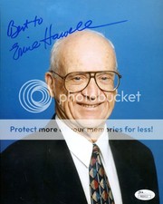 Ernie Harwell Tigers Jsa Authenticated Signed 8x10 Photo Autograph