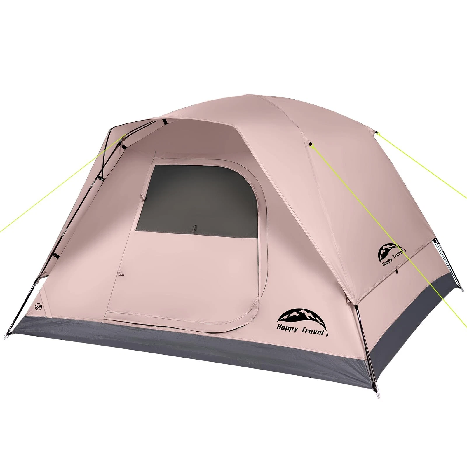 Camping Tent, 4 Person Dome Tents for Camping with Rainfly, Waterproof Clip E...